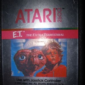 Atari 2600 E.T. game
